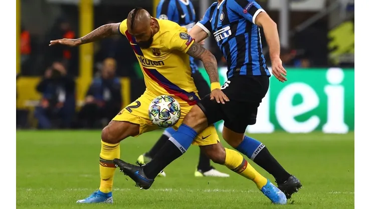 Arturo Vidal puede jugar este sábado para Barcelona y la próxima semana hacerlo para Inter de Milán