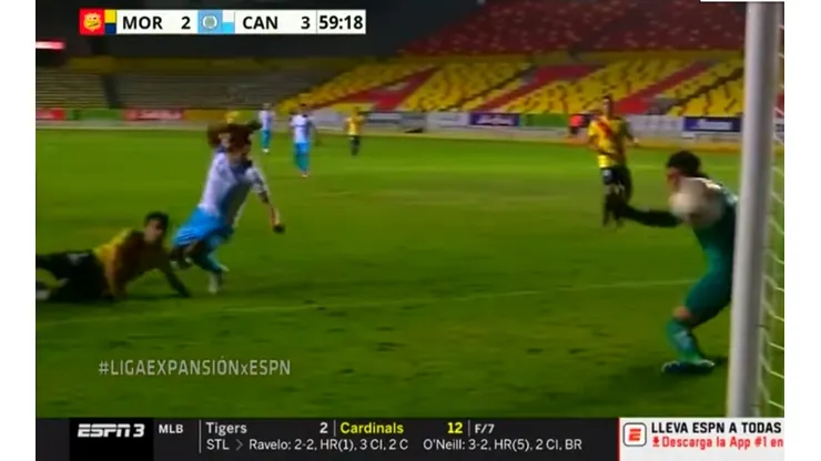Isaac Díaz anotó su primer gol en la Liga de Expansión del fútbol mexicano.