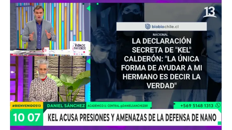 Amaro Gómez-Pablos dio a conocer la perspectiva de "Bienvenidos", sobre su compañera Raquel Argandoña.