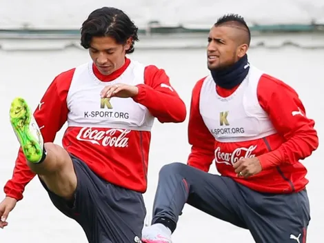 Vidal feliz con la titularidad de Matías en Colo Colo: “¡Dale, hermanito!”