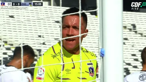 Miguel Pinto estaba furioso con el pasapelotas