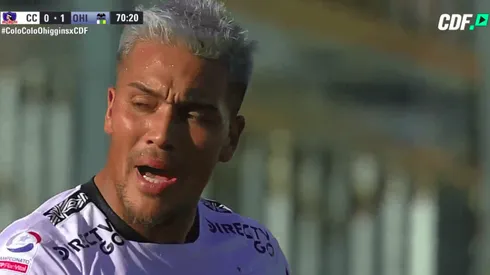 Javier Parraguez le pega flor de bronca a Nicolás Blandi por no correr una pelota.