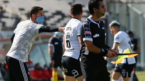 El técnico celeste quedó conforme por la victoria de su equipo ante el Cacique.