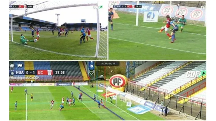 La apertura de la cuenta para la UC llegó a los 36' pero debió ser revisada por el VAR.