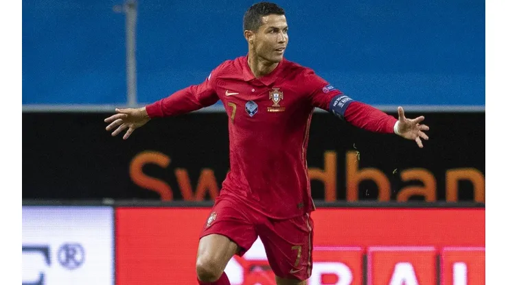 Cristiano Ronaldo y su doblete con Portugal ante Suecia.