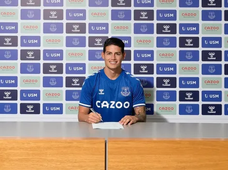 Oficial: James Rodríguez es nuevo jugador de Everton