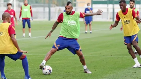 Vidal se motiva mientras se define su futuro en el Inter