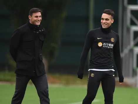 Zanetti: "No hay negociaciones con Barcelona por Lautaro"