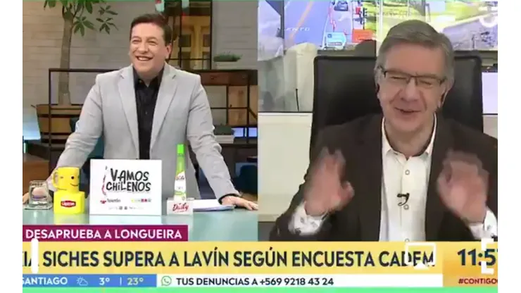 Video: Julio César Rodríguez "columpia" en vivo a Joaquín Lavín