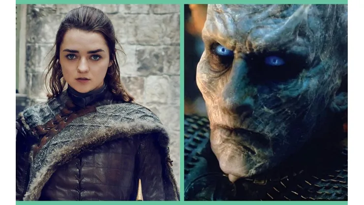 "Arya" acabó con "The Night King" en el tercer episodio de la octava temporada de "Game of Thrones".