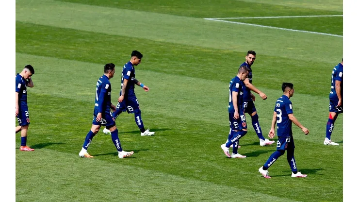 El plantel de la U no quedó conforme con el resultado ante Colo Colo