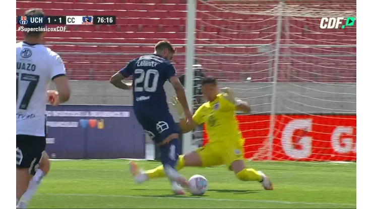 Brayan Cortés le ganó el mano a mano a Joaquín Larrivey