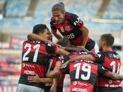 Mauricio Isla fue titular en triunfo de Flamengo sobre Fortaleza