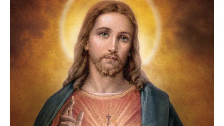 El artista combinó varios rostros con los que tradicionalmente se le ha vinculado a Jesús.