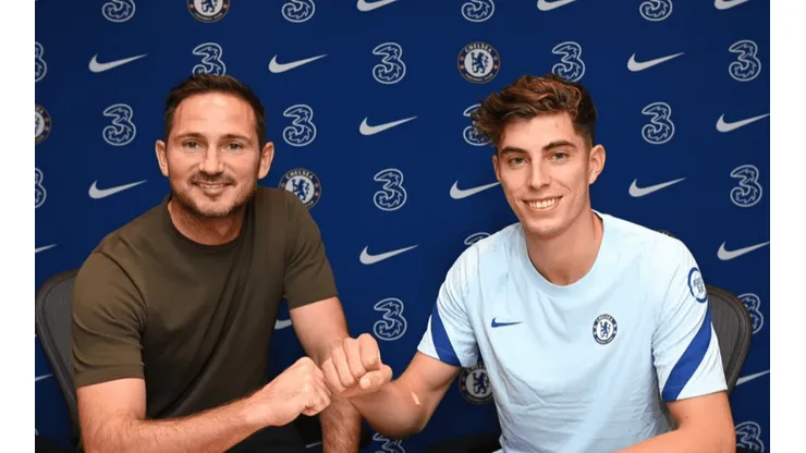 Frank Lampard le dio la bienvenida a Kai Havertz en Chelsea
