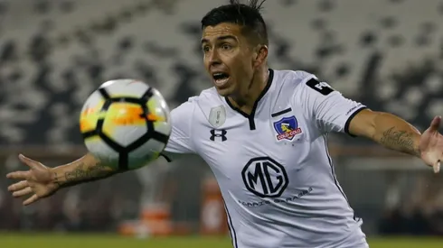 Gonzalo Fierro en su última temporada en Colo Colo