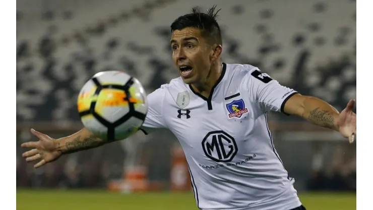 Gonzalo Fierro en su última temporada en Colo Colo