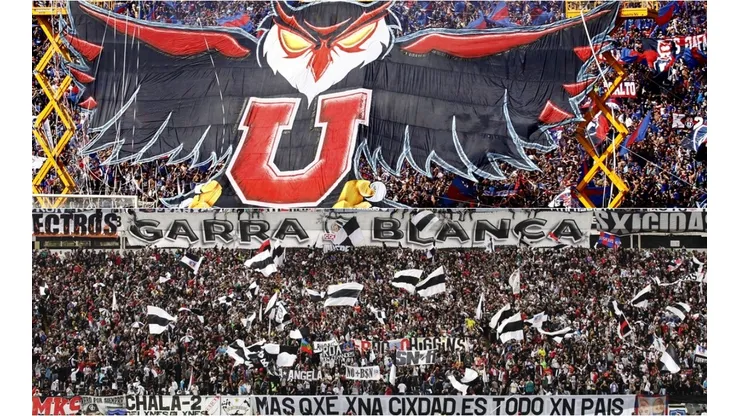 Las barras de Universidad de Chile y Colo Colo se escucharán al unísono en la transmisión de CDF