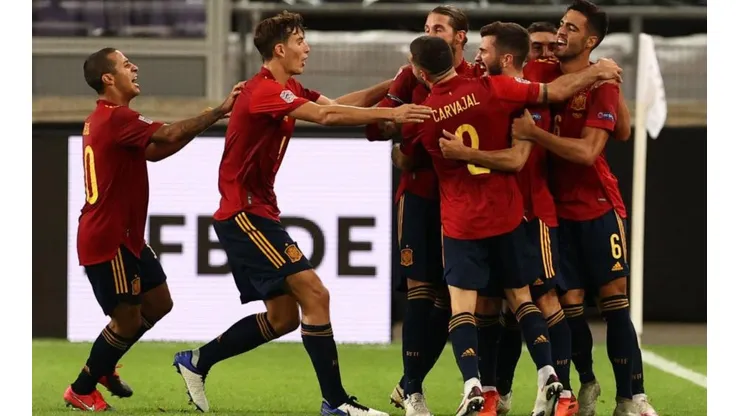 España igualó en los segundos finales del partido ante Alemania