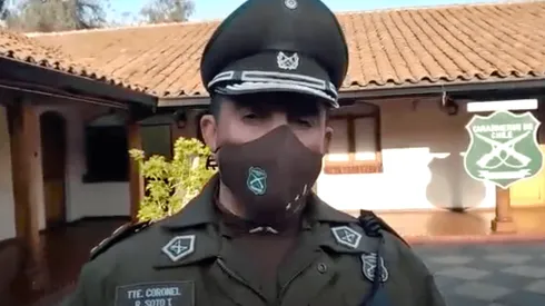 El Teniente Coronel Rodrigo Soto de Carabineros entregó detalles de la detención de la hija de Ana María Gazmuri.