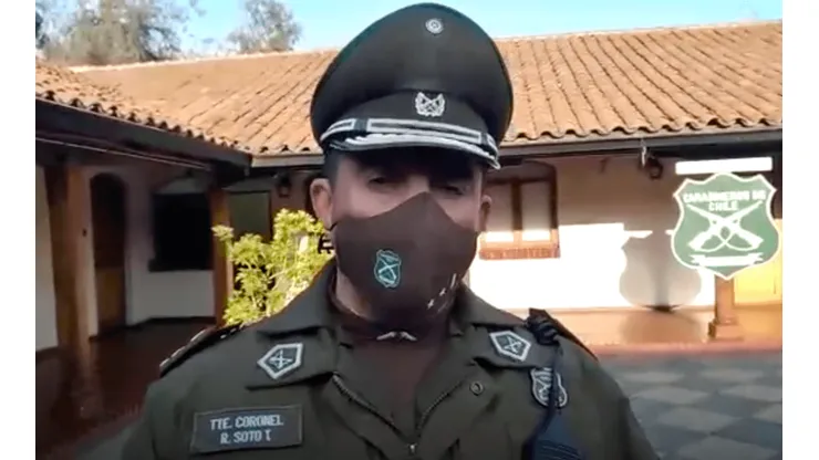 El Teniente Coronel Rodrigo Soto de Carabineros entregó detalles de la detención de la hija de Ana María Gazmuri.