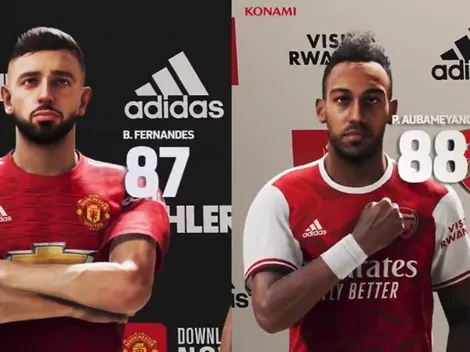 PES 2021: Las medias más importantes de Manchester United y Arsenal