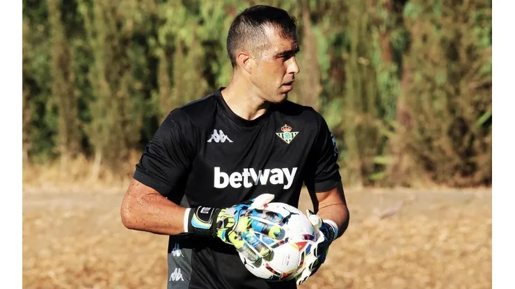 Claudio Bravo en el Real Betis.
