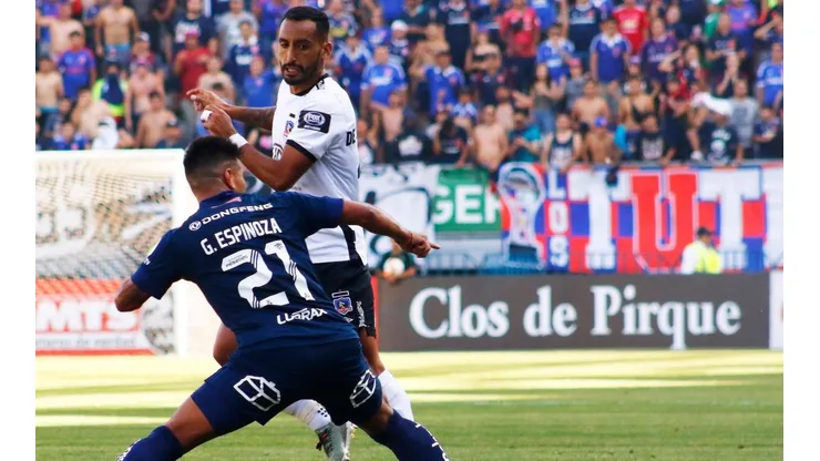 Ronald de la Fuente ante Gonzalo Espinoza en la final de la Copa Chile