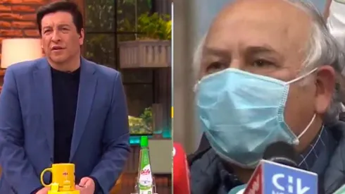 El transportista se enojó y abandonó la entrevista dejando al periodista solo en pantalla.