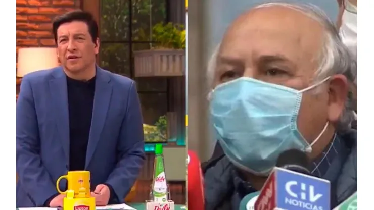 El transportista se enojó y abandonó la entrevista dejando al periodista solo en pantalla.