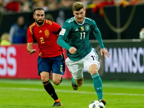 Alemania y España animan partidazo en Europa