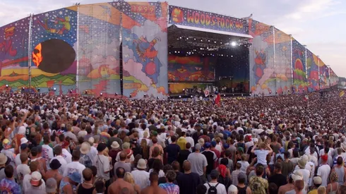 La edición conmemoraba el aniversario 30 del festival original de Woodstock.
