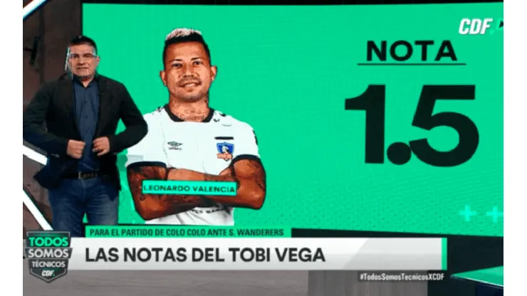 Valencia reprobó para el profe Vega.