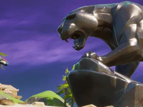 Fortnite pone una estatua de Black Panther en honor a Chadwick Boseman