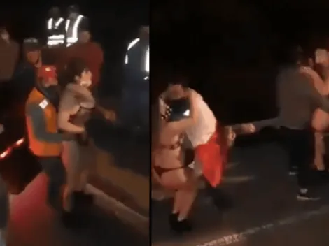 Camioneros festejan con mujeres el paro y Gobierno anuncia querellas