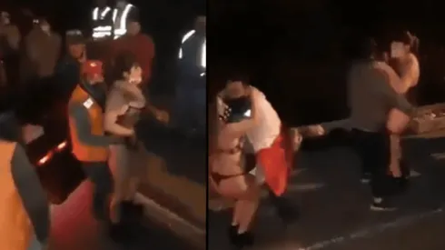 Las imágenes se viralizan en medio de la negociación que tuvo el Gobierno con los representantes del gremio.