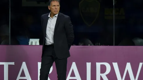 Miguel Ángel Russo en la banca de Boca Juniors