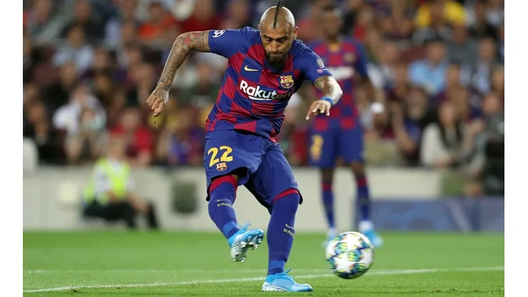 Arturo Vidal anotó ocho goles y fue el mediocampista más goleador de la temporada en Barcelona