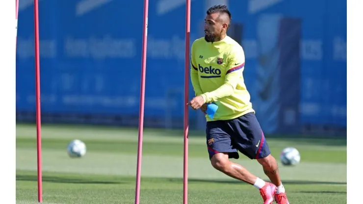 Arturo Vidal se puso a las órdenes de Ronald Koeman