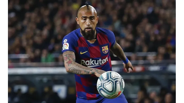 Vidal en el Barcelona.