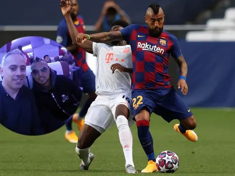 ¡Ojo! Representante de Vidal está reunido con el Barcelona