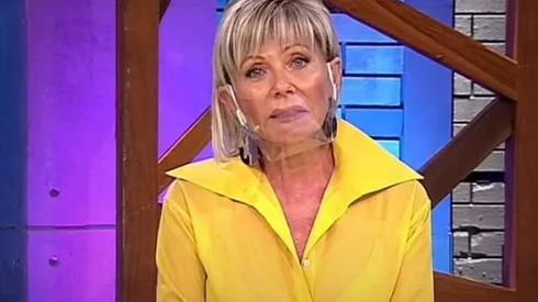 Raquel Argandoña en el set de "Bienvenidos".