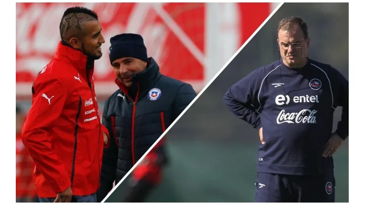 Vidal vuelve destacar la figura de Sampaoli por sobre Bielsa.