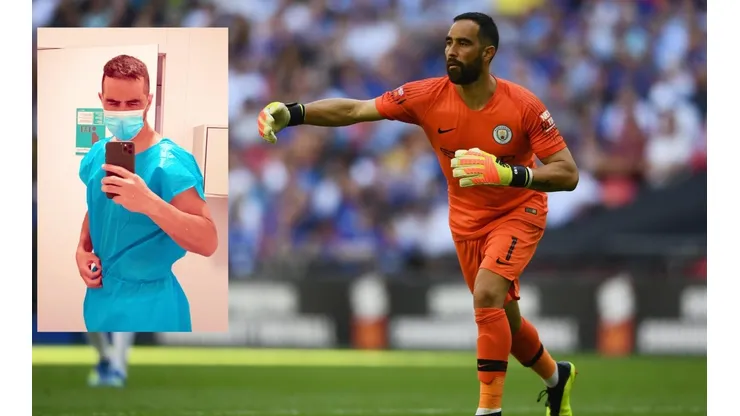 Claudio Bravo sometiéndose a exámenes
