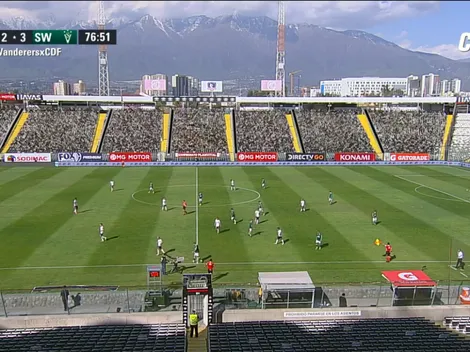 Así fue el debut del público virtual en el Estadio Monumental