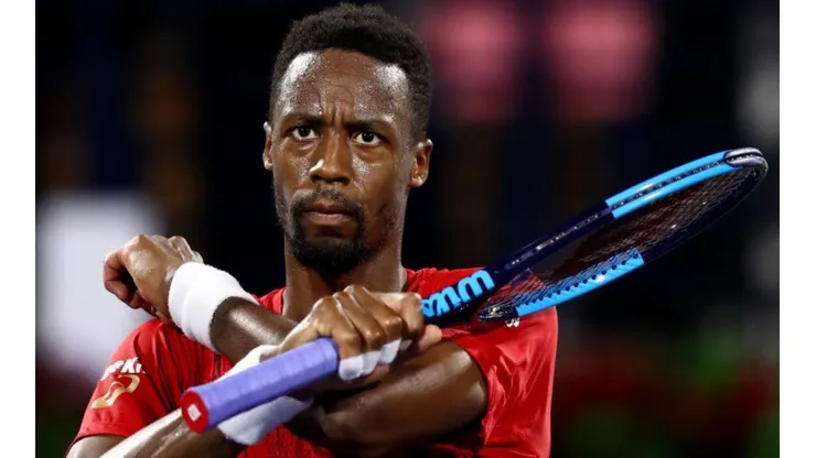 Gael Monfils celebra en la ATP como Black Panther