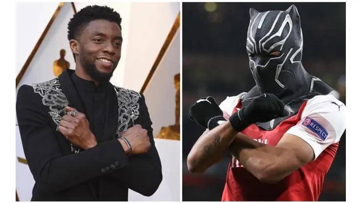 El jugador del Arsenal dio la vuelta al mundo tras festejar como Pantera Negra sus goles ante Rennes en Europa League.