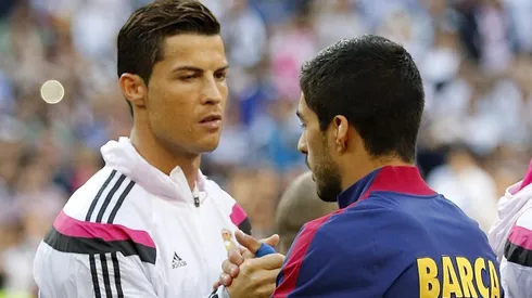 Cristiano Ronaldo y Luis Suárez en un clásico español