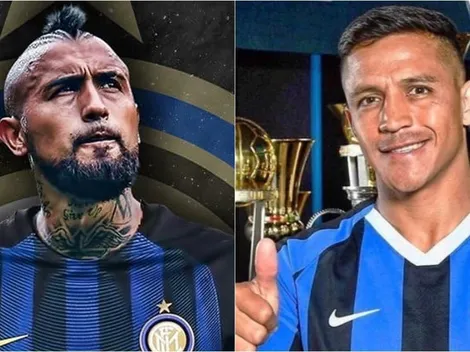 La monstruosa formación titular de Inter con Vidal y Alexis