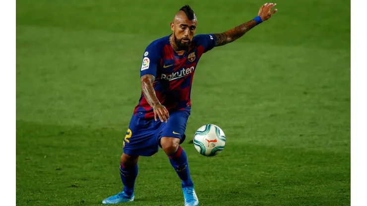 Arturo Vidal ante el Villarreal por la Liga